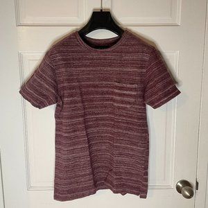 Howlin' Knit Burgundy Cotton Tee Medium